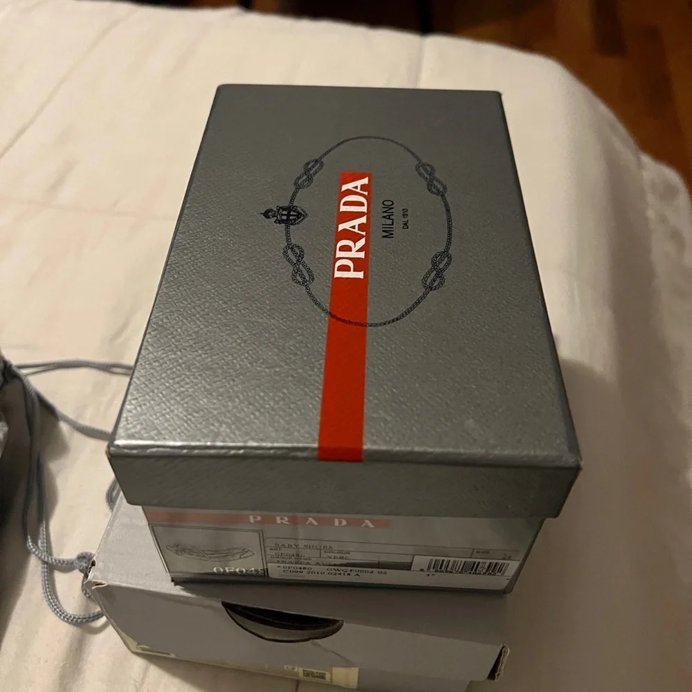 Prada Black Patent Leather Kids Mary Jane Shoes